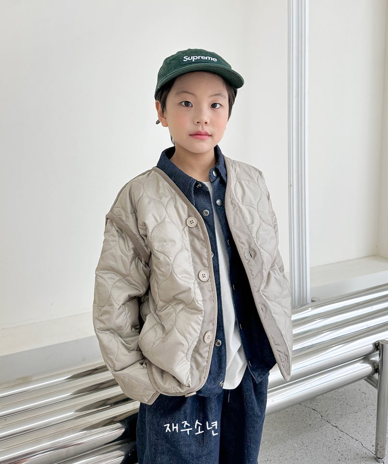 Witty Boy - Korean Children Fashion - #designkidswear - Holic Quilting Jumper - 10