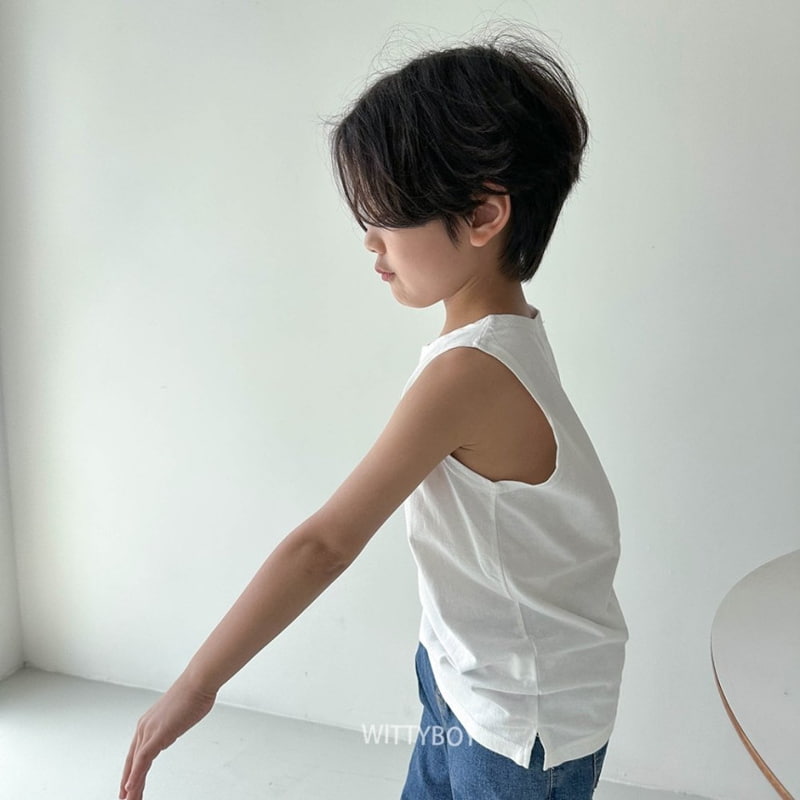 Witty Boy - Korean Children Fashion - #discoveringself - Inner Sleeveless Tee - 10