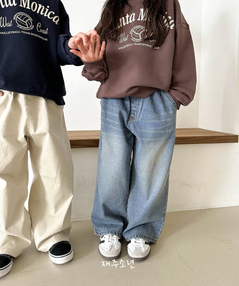 Witty Boy - Korean Children Fashion - #discoveringself - Old School Denim Pants - 9