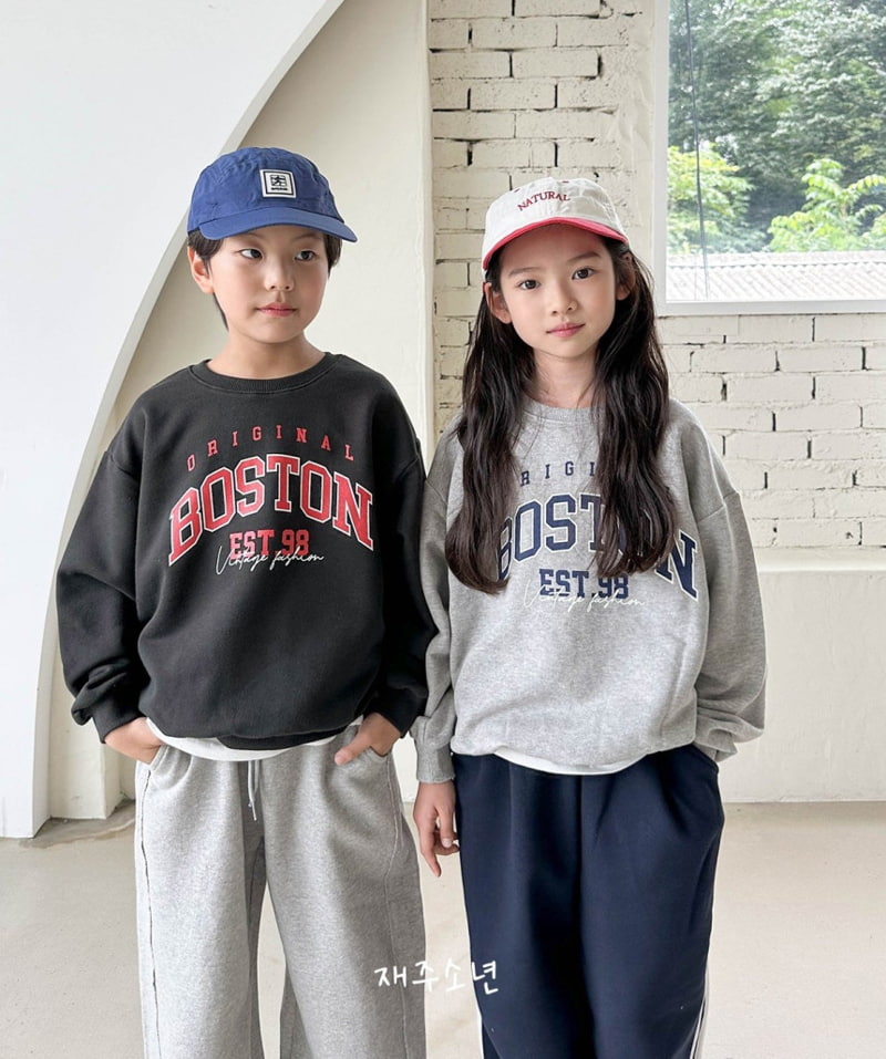 Witty Boy - Korean Children Fashion - #fashionkids - Boston Sweatshirts - 2