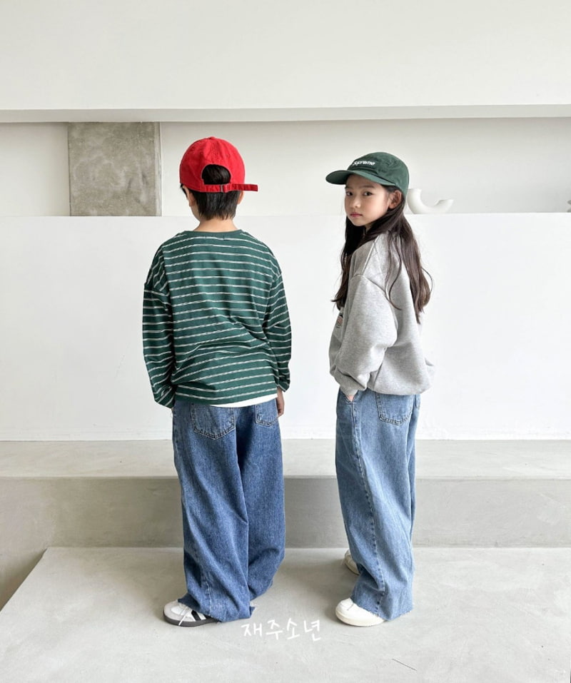 Witty Boy - Korean Children Fashion - #fashionkids - London Stripe Tee - 11