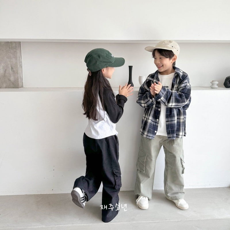 Witty Boy - Korean Children Fashion - #discoveringself - Hip Cargo Pants - 4