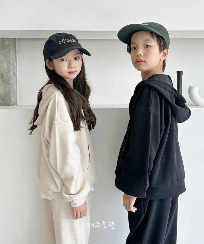 Witty Boy - Korean Children Fashion - #discoveringself - Urban Hood Zip-upJacket - 4