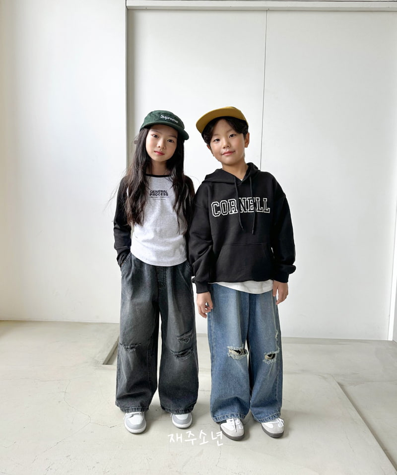 Witty Boy - Korean Children Fashion - #fashionkids - Flash Denim Pants - 3