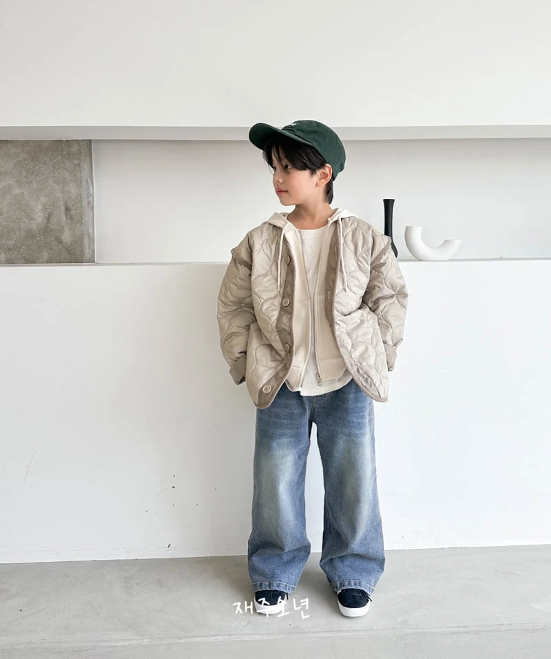 Witty Boy - Korean Children Fashion - #fashionkids - Holic Quilting Jumper - 12