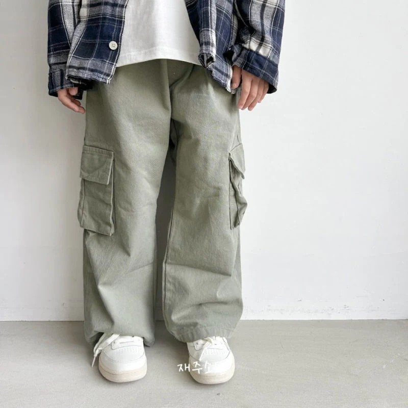 Witty Boy - Korean Children Fashion - #kidsshorts - Hip Cargo Pants - 5