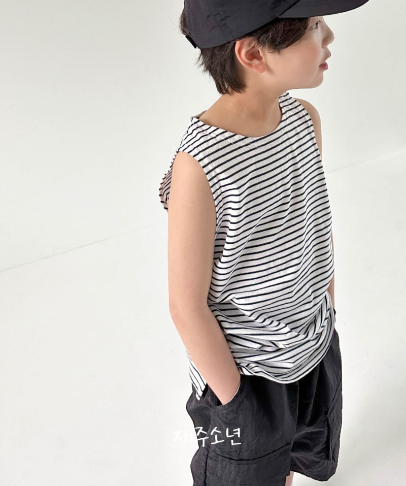 Witty Boy - Korean Children Fashion - #kidsshorts - Inner Sleeveless Tee - 12