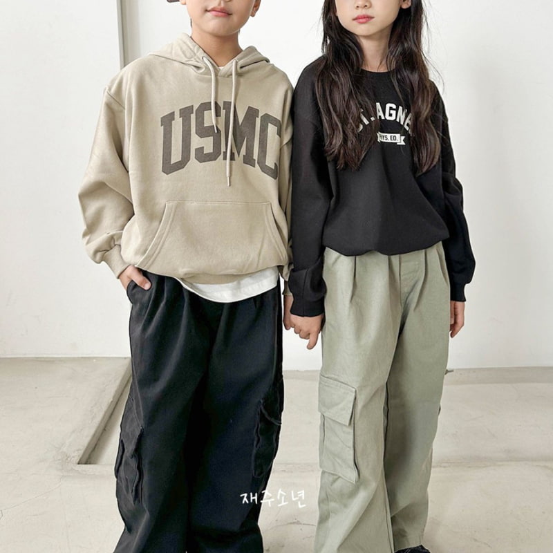 Witty Boy - Korean Children Fashion - #kidsstore - US Hoodie - 6