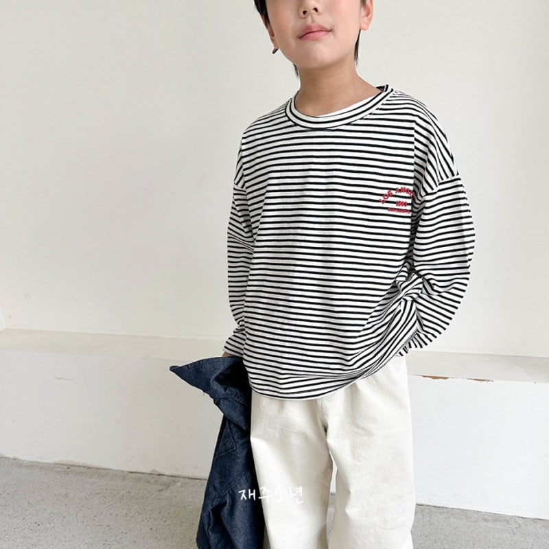 Witty Boy - Korean Children Fashion - #kidsstore - Ros Stripe Tee - 8