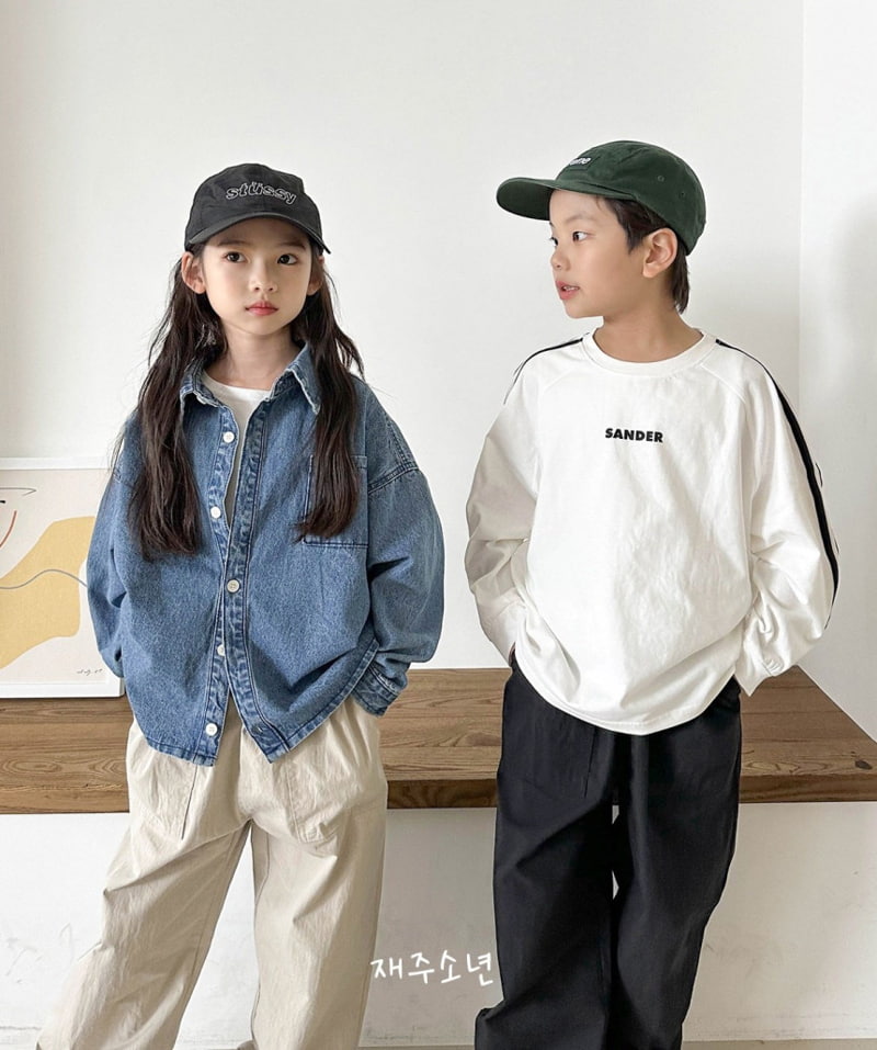 Witty Boy - Korean Children Fashion - #kidsstore - All Day Denim Shirt - 2