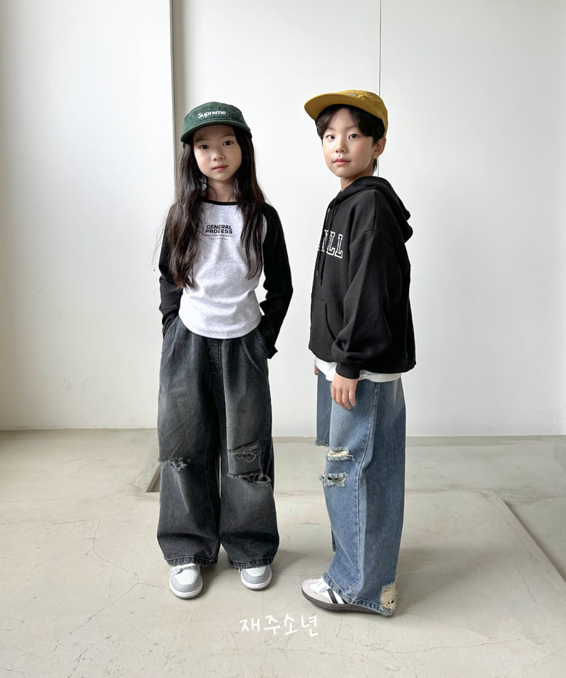 Witty Boy - Korean Children Fashion - #kidsstore - Flash Denim Pants - 5