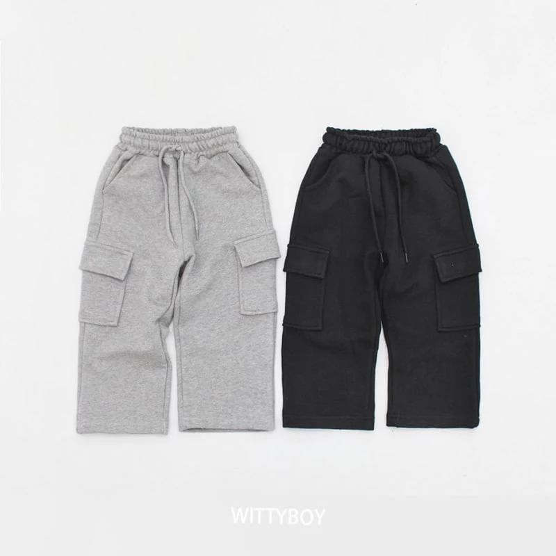 Witty Boy - Korean Children Fashion - #kidzfashiontrend - Easy Cargo Pants