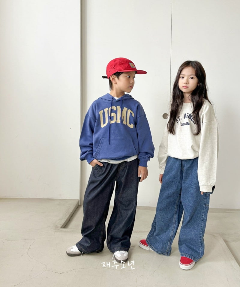 Witty Boy - Korean Children Fashion - #kidzfashiontrend - Real Carpender Denim Pants - 12