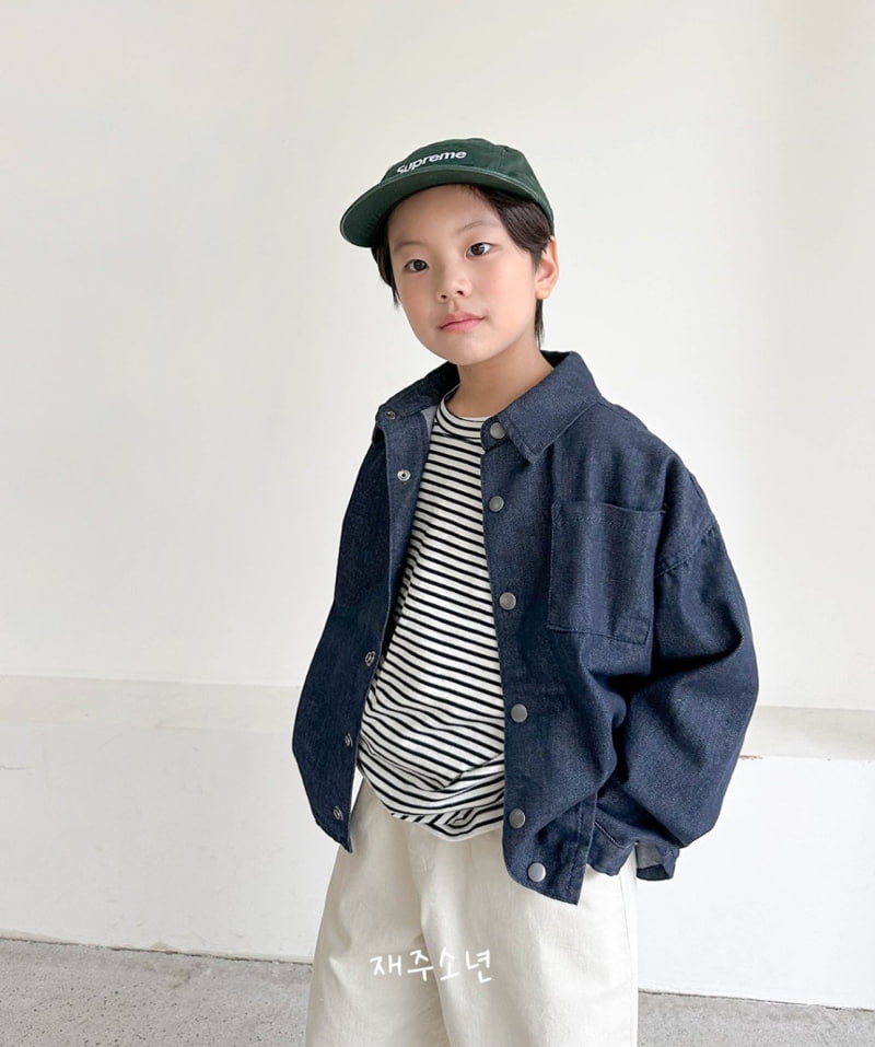 Witty Boy - Korean Children Fashion - #kidzfashiontrend - Ros Stripe Tee - 9