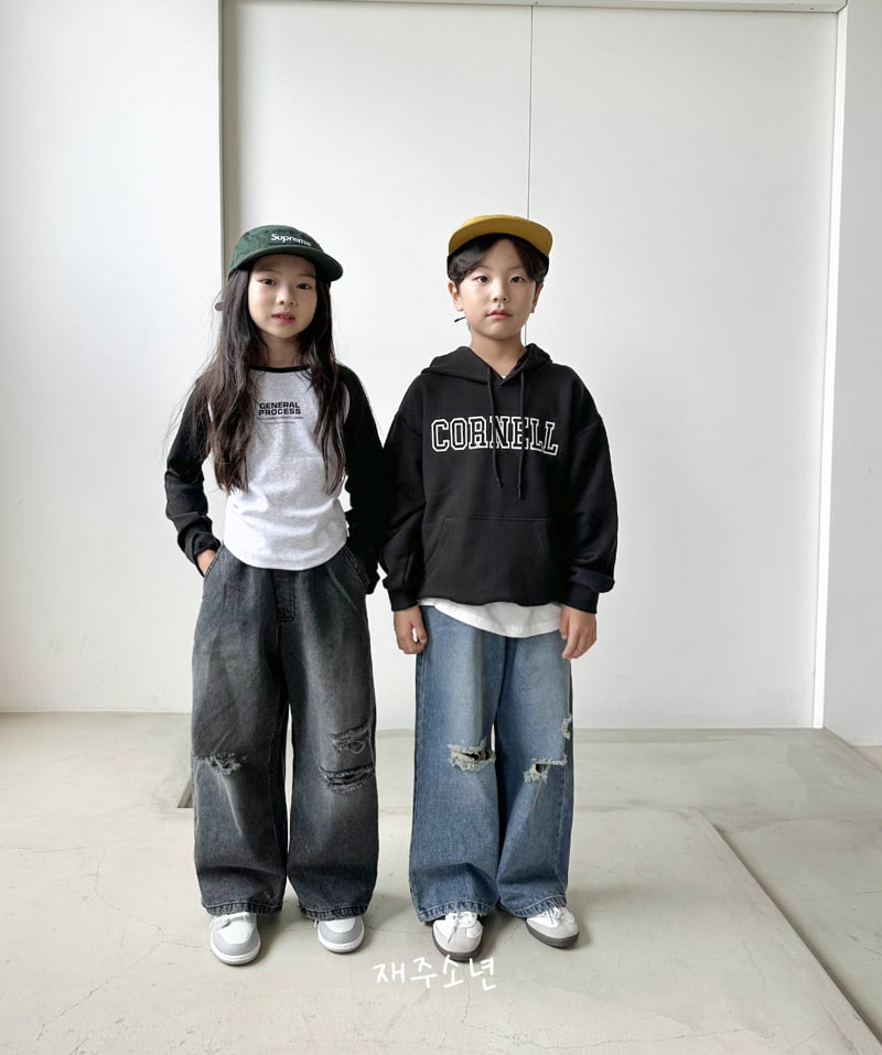 Witty Boy - Korean Children Fashion - #kidzfashiontrend - Flash Denim Pants - 6