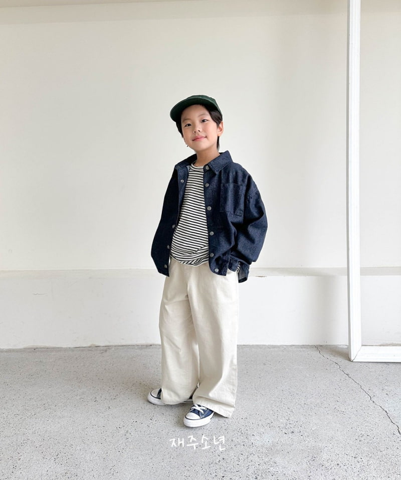 Witty Boy - Korean Children Fashion - #littlefashionista - Ros Stripe Tee - 11