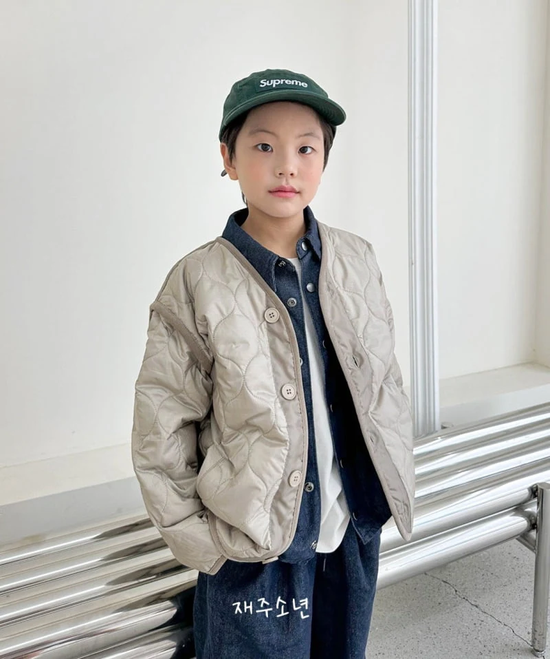 Witty Boy - Korean Children Fashion - #littlefashionista - Non Face Denim Shirt - 9