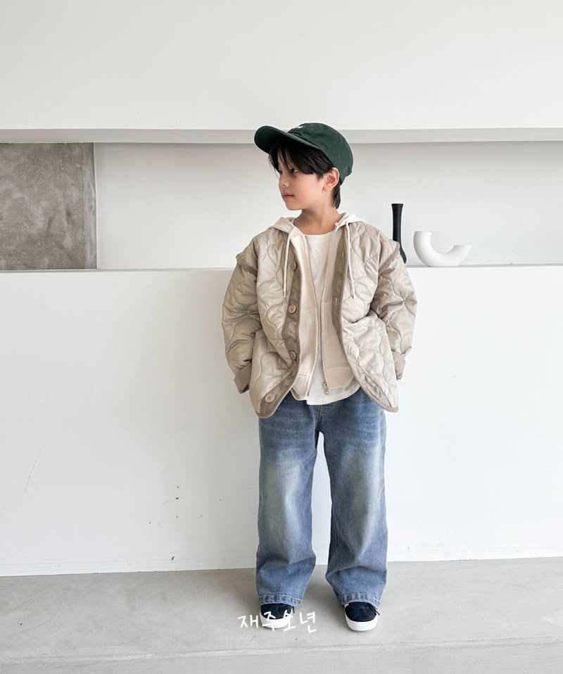 Witty Boy - Korean Children Fashion - #Kfashion4kids - Classic Span Denim Pants - 4