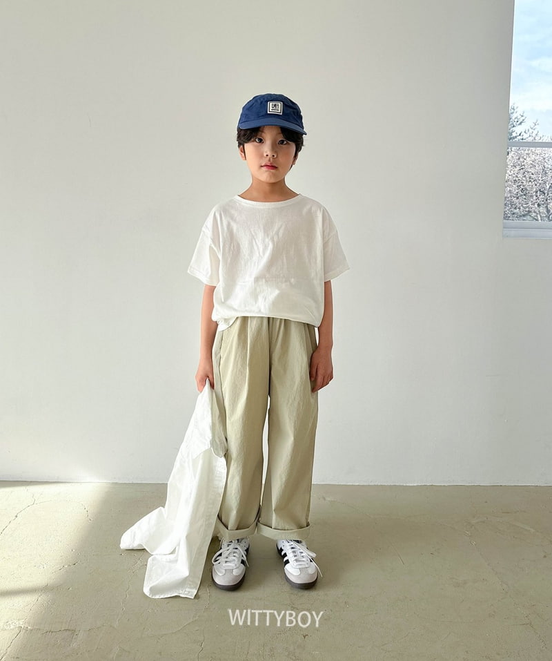 Witty Boy - Korean Children Fashion - #littlefashionista - Inner Short Sleeved Tee - 3