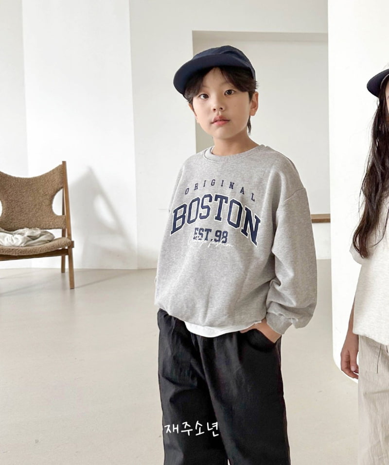 Witty Boy - Korean Children Fashion - #magicofchildhood - Boston Sweatshirts - 8