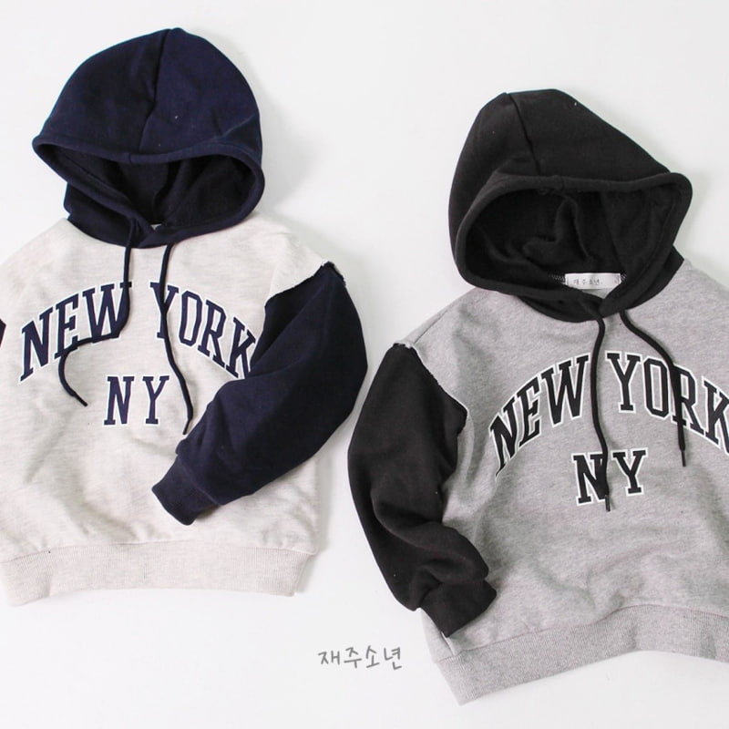 Witty Boy - Korean Children Fashion - #magicofchildhood - New York Cutting Hoodie