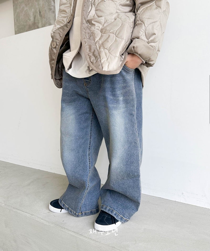 Witty Boy - Korean Children Fashion - #magicofchildhood - Classic Span Denim Pants - 5