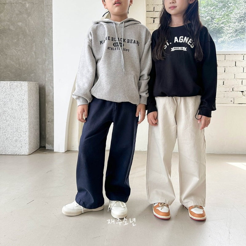 Witty Boy - Korean Children Fashion - #minifashionista - Main Black Hoodie - 10