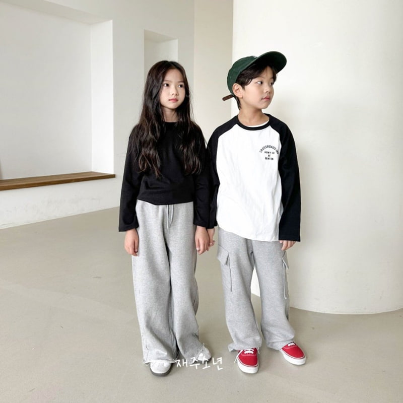 Witty Boy - Korean Children Fashion - #minifashionista - Cross Raglan Tee - 8