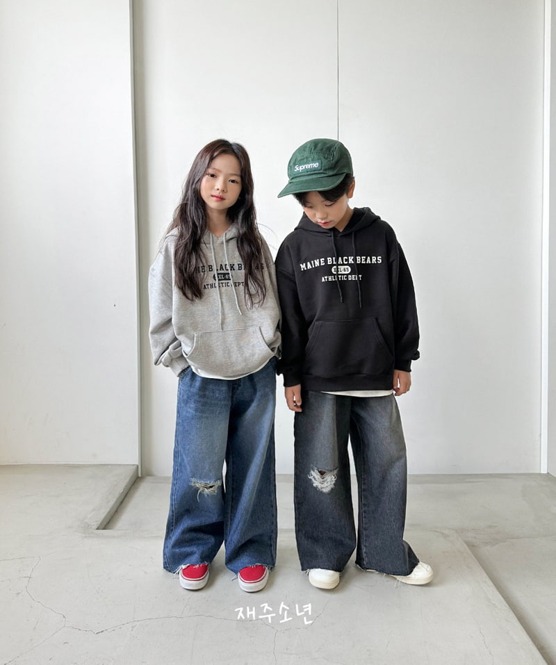 Witty Boy - Korean Children Fashion - #minifashionista - Highteen Vintage Denim Pants - 7