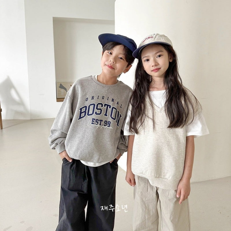 Witty Boy - Korean Children Fashion - #prettylittlegirls - Boston Sweatshirts - 10