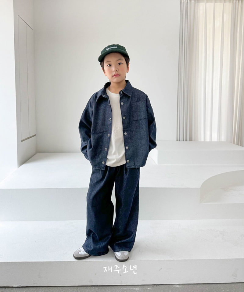 Witty Boy - Korean Children Fashion - #prettylittlegirls - Comfort Denim Pants - 5