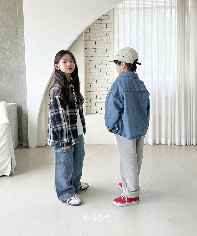 Witty Boy - Korean Children Fashion - #prettylittlegirls - All Day Denim Shirt - 8