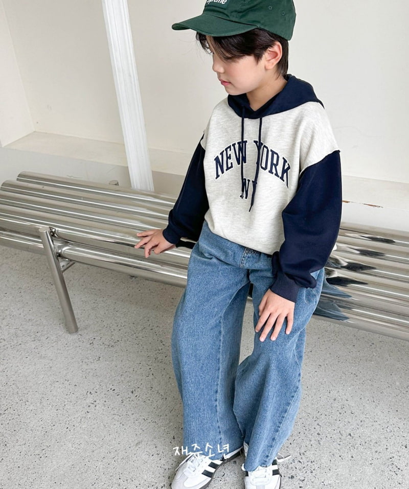 Witty Boy - Korean Children Fashion - #stylishchildhood - New York Cutting Hoodie - 6