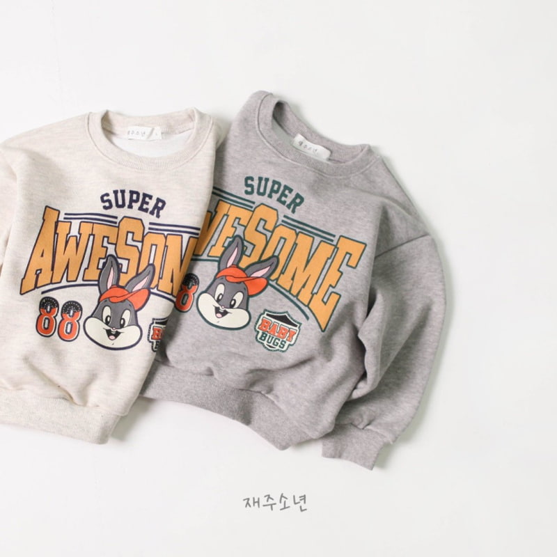 Witty Boy - Korean Children Fashion - #stylishchildhood - Super Rabbit Sweatshirts