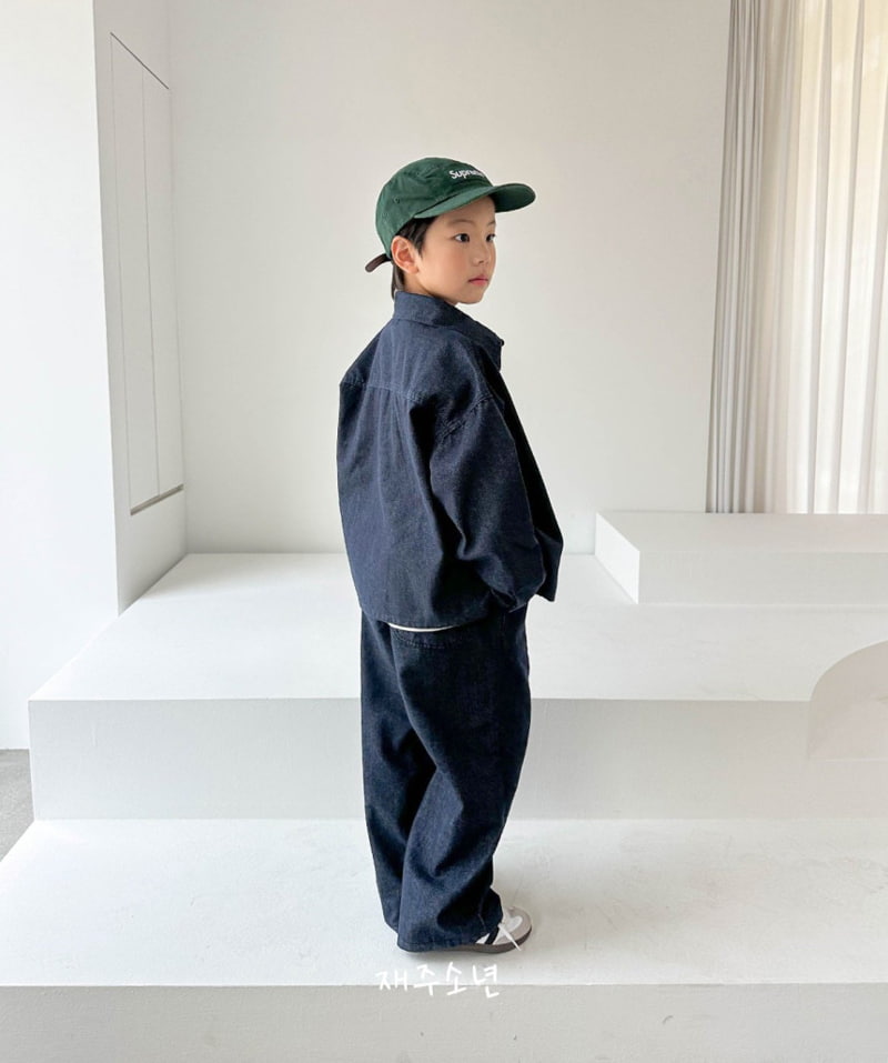 Witty Boy - Korean Children Fashion - #todddlerfashion - Comfort Denim Pants - 6