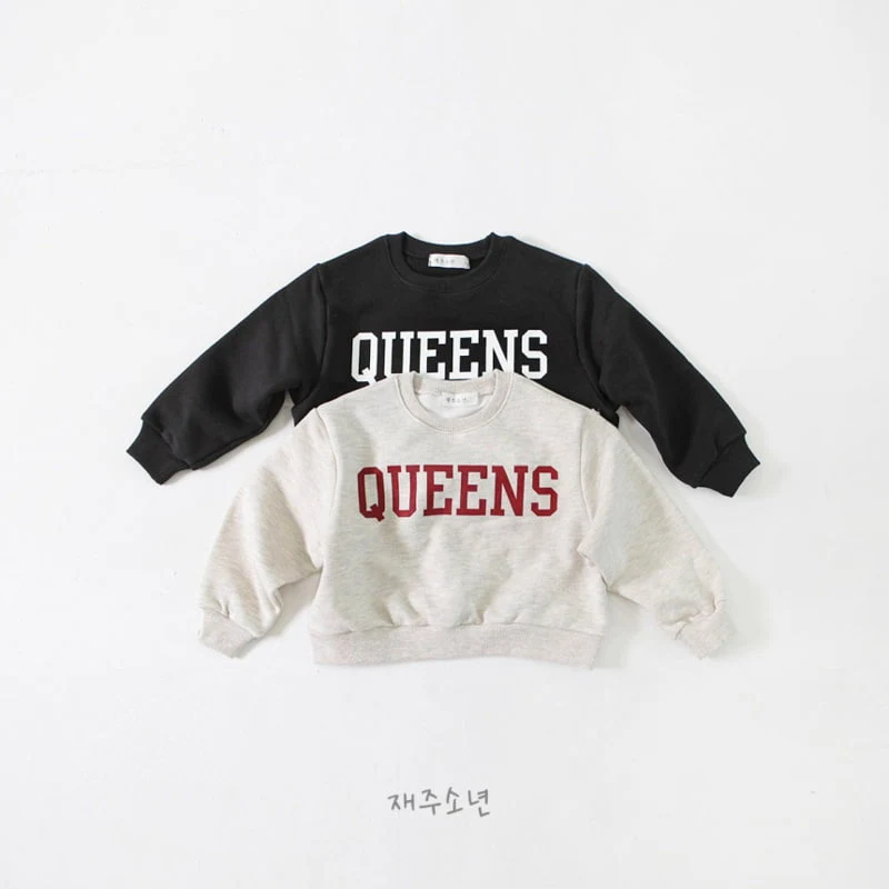 Witty Boy - Korean Children Fashion - #toddlerclothing - Queen Sweatshirts