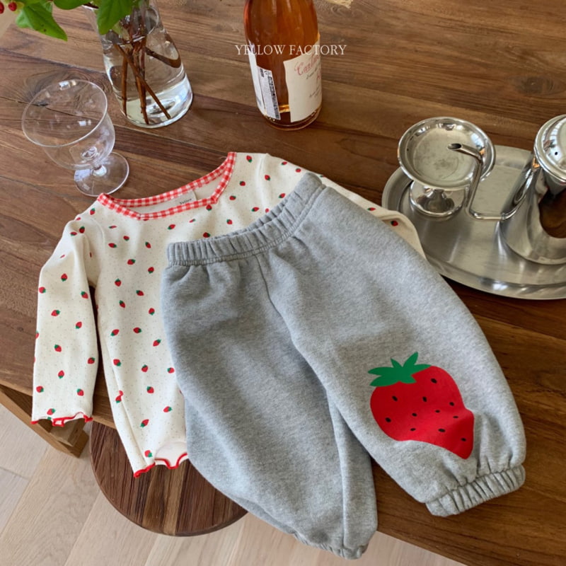 Yellow Factory - Korean Children Fashion - #Kfashion4kids - Strawberry Pants - 10