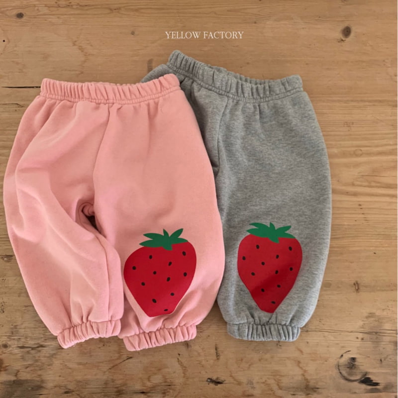 Yellow Factory - Korean Children Fashion - #childrensboutique - Strawberry Pants - 3