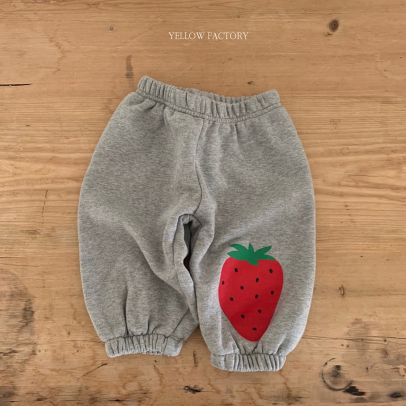 Yellow Factory - Korean Children Fashion - #childrensboutique - Strawberry Pants - 4