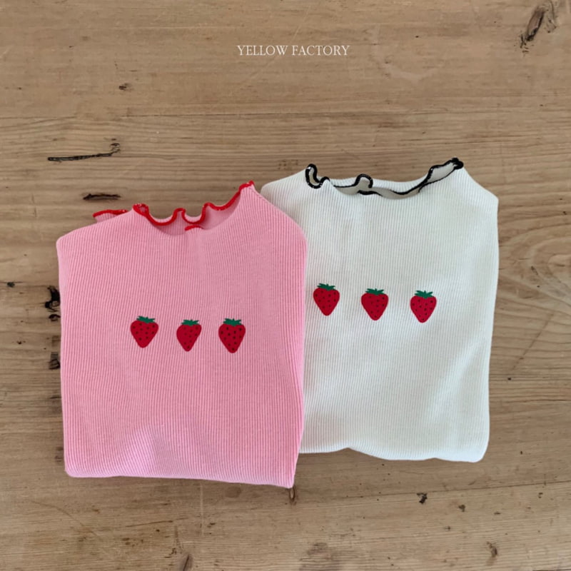 Yellow Factory - Korean Children Fashion - #discoveringself - Inta Strawberry Tee - 10