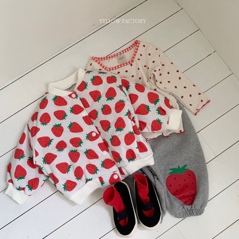 Yellow Factory - Korean Children Fashion - #kidzfashiontrend - Strawberry Jacket - 11