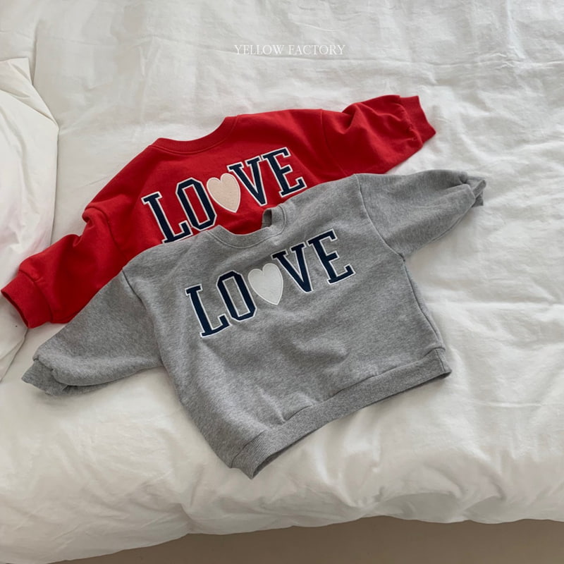 Yellow Factory - Korean Children Fashion - #littlefashionista - Love Sweatshirts