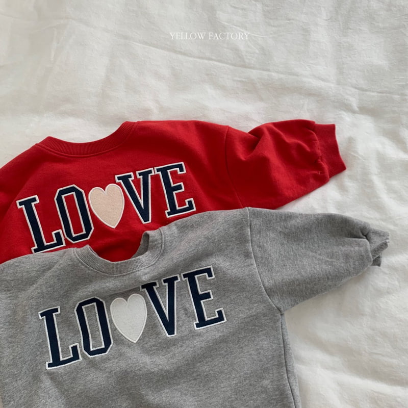 Yellow Factory - Korean Children Fashion - #magicofchildhood - Love Sweatshirts - 2