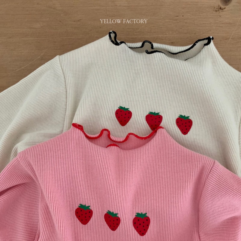 Yellow Factory - Korean Children Fashion - #minifashionista - Inta Strawberry Tee - 2