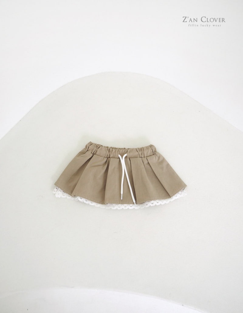 Zan Clover - Korean Children Fashion - #Kfashion4kids - Lace Mix Skirt - 2