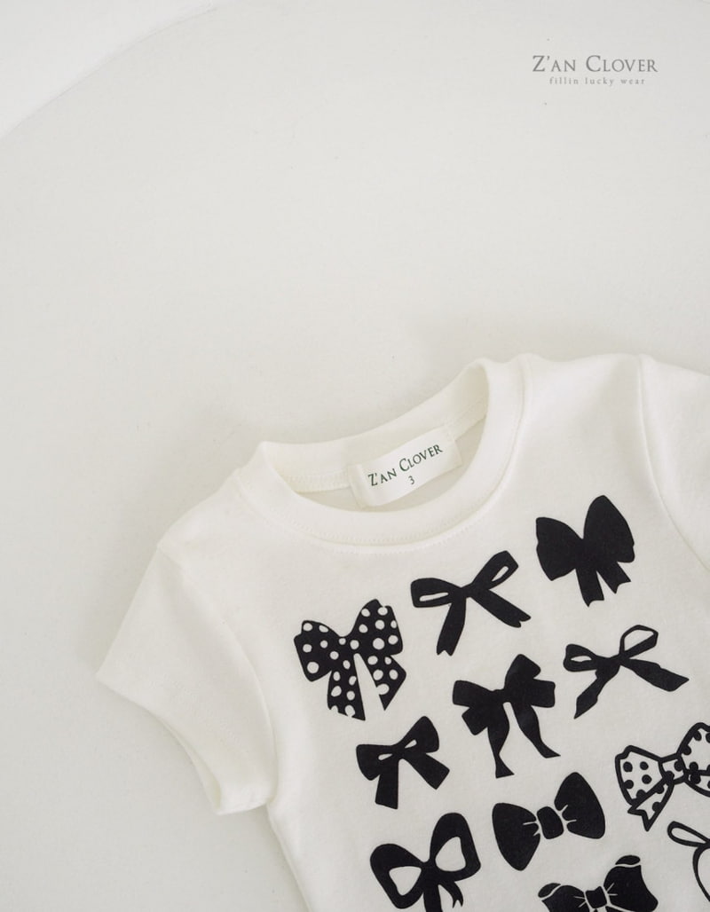 Zan Clover - Korean Children Fashion - #Kfashion4kids - Party Ribbon Tee - 5