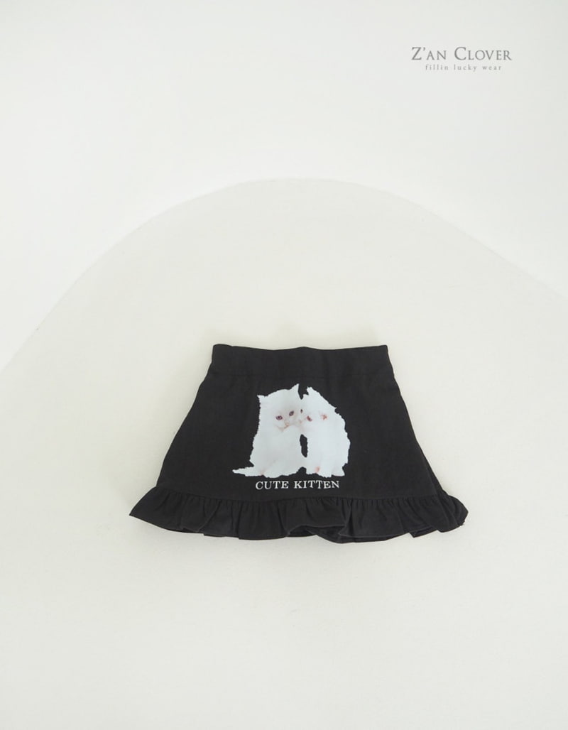 Zan Clover - Korean Children Fashion - #stylishchildhood - Kitten Skirt - 4