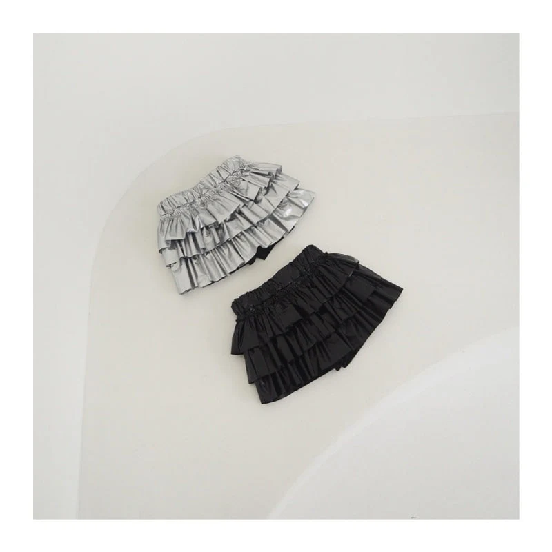 Zan Clover - Korean Children Fashion - #childofig - Leather Cancan Skirt - 9