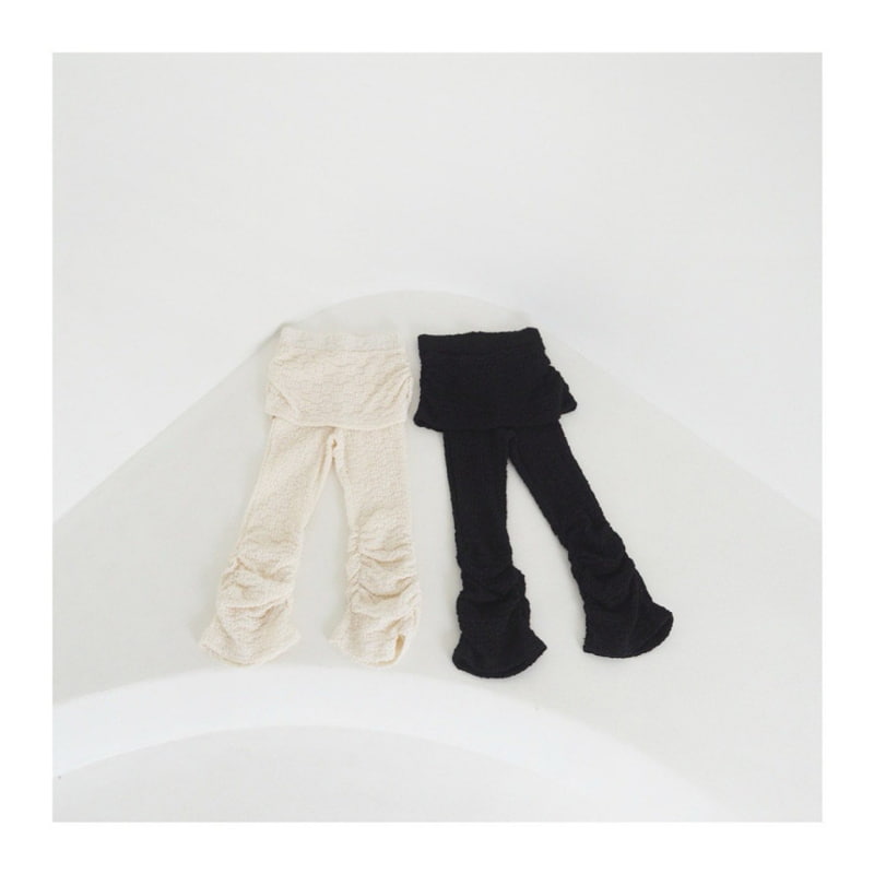 Zan Clover - Korean Children Fashion - #childrensboutique - Layered Lace Pants