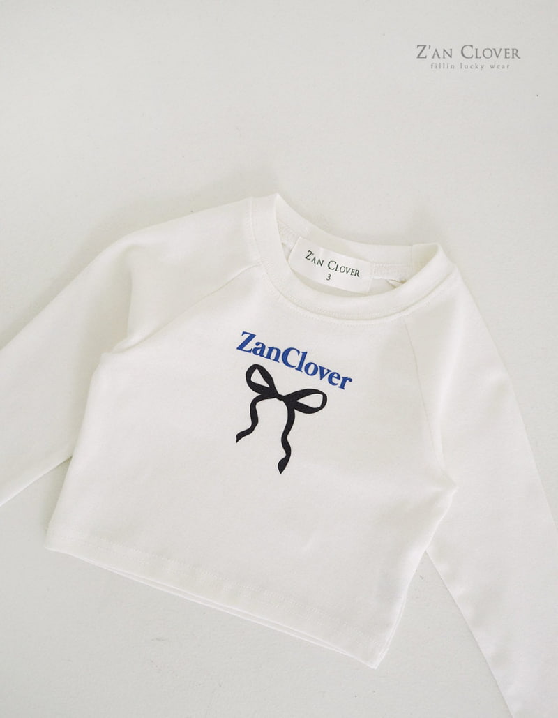 Zan Clover - Korean Children Fashion - #designkidswear - Tie Ribbon Tee - 7